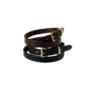 [NEW] “HERALDIC BELTS” 3/4inch BRIDLE LEATHER BELT made in ENGLAND