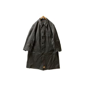 [DEADSTOCK] 40’s “FRENCH ARMY” BLACK CHAMBRAY COAT