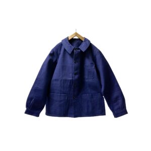 [DEADSTOCK] 40’s “ROCHEX” V-POCKET COTTON TWILL WORK JKT made in FRANCE (XS〜S相当)