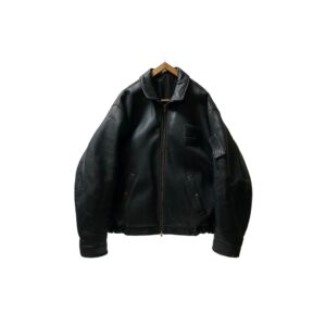 VINTAGE “FRENCH AIR FORCE” LEATHER PILOT JKT made in FRANCE (XL~2XL相当)