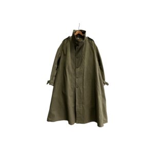 [MINT] 40-50’s “FRENCH ARMY” MOTORCYCLE COAT (L相当)