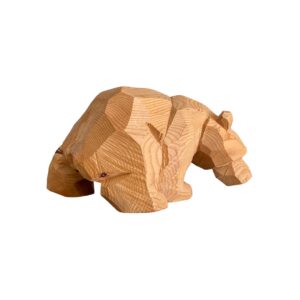 “木彫りのクマ” HAIGUMA made in HOKKAIDO (オンコ)
