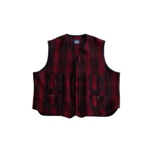 90’s “WOOLRICH” PLAID WOOL HUNTING VEST made in USA (XL相当)